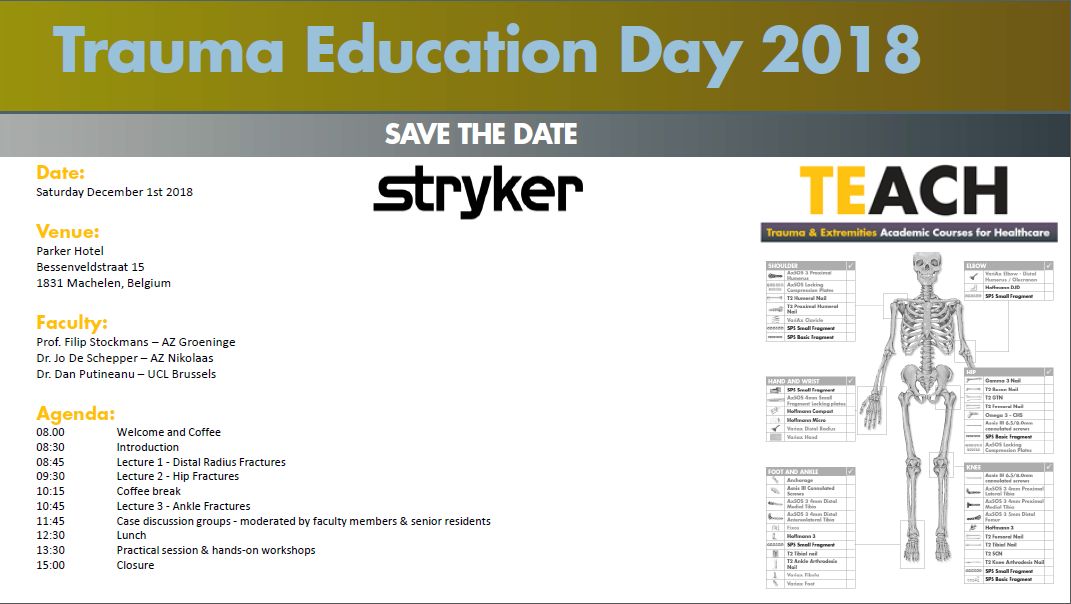 Trauma Education day 2018 (Stryker) bvot